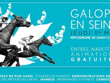 Galops en Seine, Jeudi 1er mai, Hippodrome Saint Cloud 