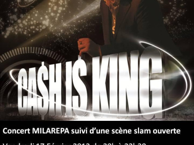 Concert Milarepa suivi d'une scène slam ouverte