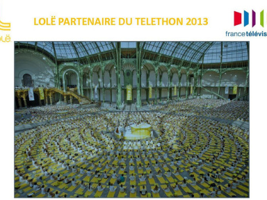 Lolë accompagne le Téléthon 2013