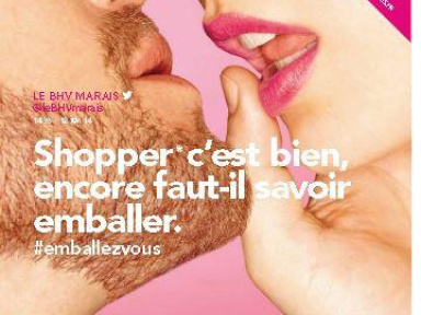 Emballez-vous et Shoppez Lucienne au BHV Marais