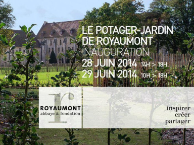 Inauguration du troisième jardin de l’abbaye de Royaumont