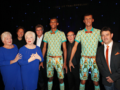 Line Renaud et Stromae au Musée grévin