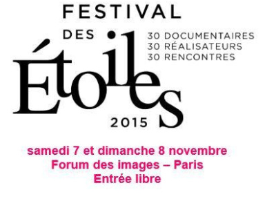 Le festival des Etoiles de la SCAM 2015 au Forum des Images