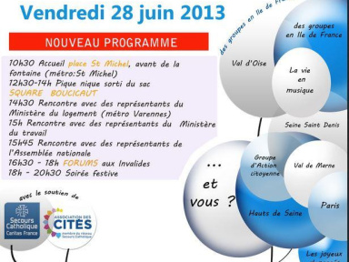 Marche contre la pauvreté et pour la dignité