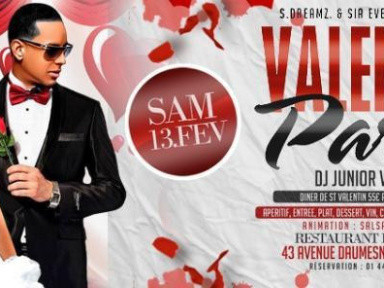 Soirée Dîner Saint-Valentin Party Club PARIS