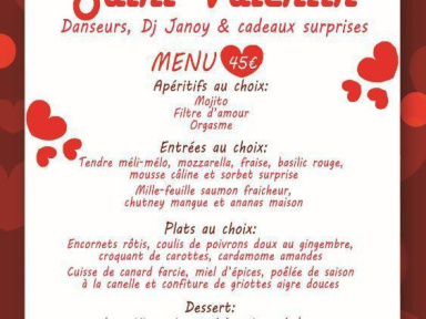 Soirée St-Valentin Dimanche 14 février au Cuba Compagnie restaurant Paris Bastille