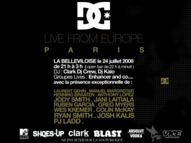 Soirée, Paris, Clark, DC Live, Europe, Bellevilloise