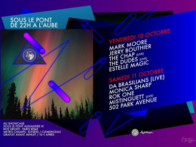 Soirée, Paris, Sous le Pont, Pont Alexandre 3, Showcase