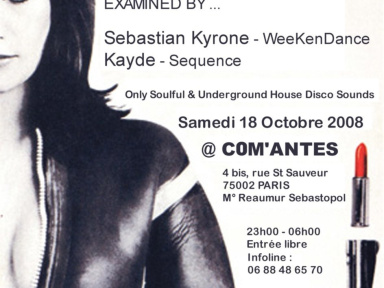Soirée, Paris, Clubbing, Com'antes, Kyrone, Kayde