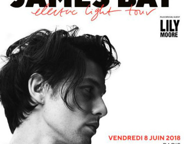 James Bay en concert à l'Elysée Montmartre en 2018
