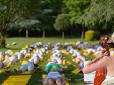 Journée internationale du yoga au Waldorf Astoria Trianon Palace Versailles