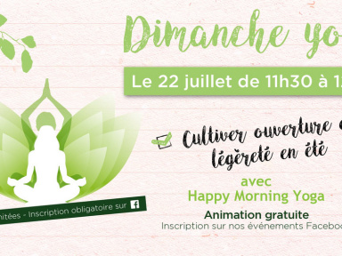 Cours de yoga gratuits au Passage du Havre en juillet 2018