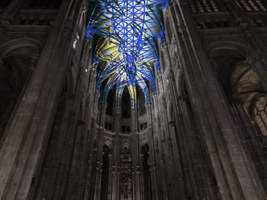 Voûtes Célestes, Miguel Chevalier, Nuit Blanche 2016