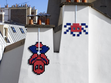 Hello My Game Is... Une expo d'Invader au Musée en Herbe