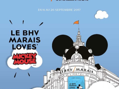 Le BHV Marais Loves Mickey Mouse, la collection capsule de la rentrée