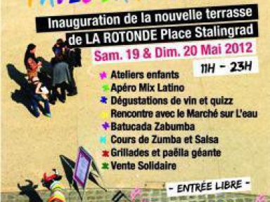 Sur les pavés la plage - Weekend d'inauguration de la terrasse de la Rotonde