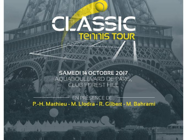 Classic Tennis Tour à Aquaboulevard ce samedi 14 octobre 