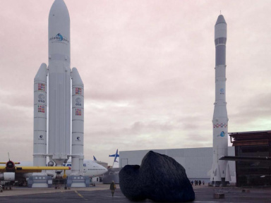 Tchouri : installation de l'artiste Yan Tomaszewski au Musée de l'air et de l'espace