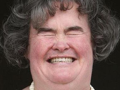 Britains Got Talent star Susan Boyle...Britains Got Talent star Susan Boyle at her front door in Blackburn,West Lothian. PRESS  ASSOCIATION Photo. Picture date: Thursday April 16, 2009. See PA story SHOWBIZ Moore. Photo credit should read: Andrew Milligan/PA Wire 
