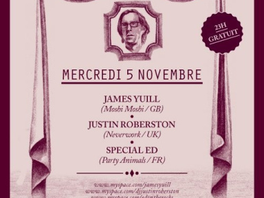 Soirée, Paris, James Yuill, Justin Robertson, Edouard, Antisocial, Social Club