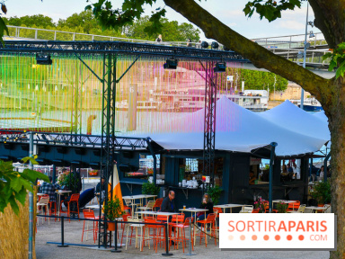 Plat/form, lieu de vie éphémère gourmet, arty et festif avec terrasse en bord de Seine à Paris