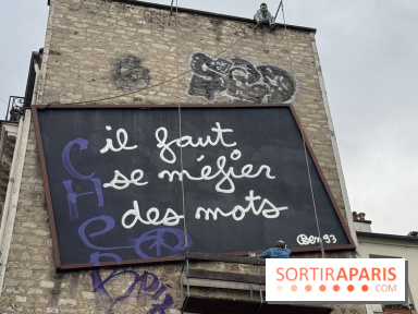 Avez-vous déjà remarqué cette étonnante installation de Ben à Paris ? 