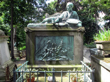 Au Père Lachaise, la tombe de Géricault immortalise son œuvre la plus célèbre