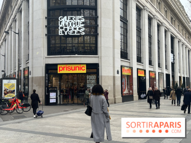 L'enseigne Prisunic fait son retour sur les Champs-Elysées à Paris