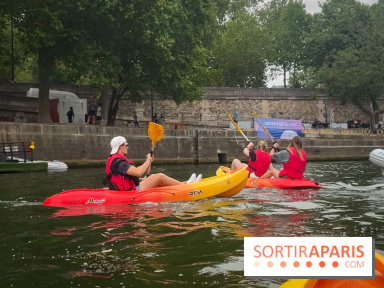La base nautique gratuite du Bras Marie : du kayak et du canoë sur la Seine face à l'Île Saint-Louis