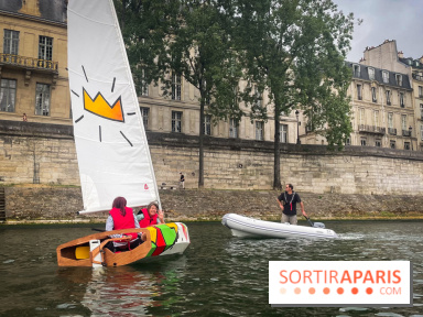 Du kayak et du canoë gratuit sur la Seine face à l'Île Saint-Louis à la base nautique du Bras Marie