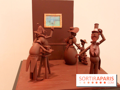 Exposition en chocolat à la Villa Emerige