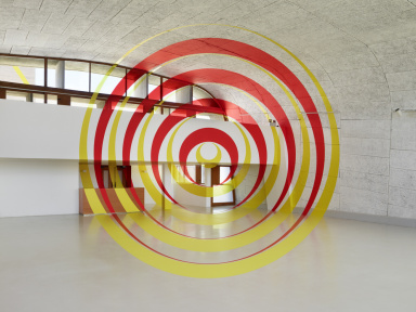 "Panoramas" : Felice Varini s'expose à Beaugrenelle