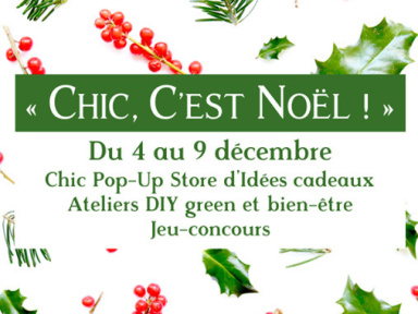 Chic, c'est Noël !, le pop-up store green de Chic des Plantes