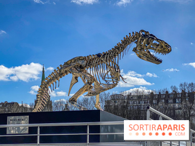Tyrannosaurus Rex, l'installation de l'artiste Philippe Pasqua au Port de la Conférence