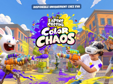 The Lapins Crétins Color Chaos : la bataille de peinture virtuelle façon Splatoon chez EVA