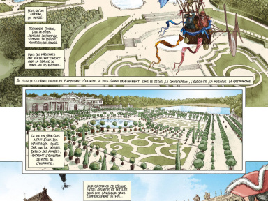 Exposition Versailles dans la bande dessinée au Château de Versailles