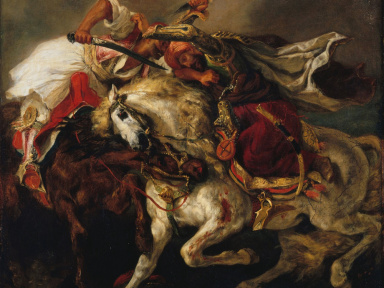 Exposition au Musée Delacroix, Un duel romantique, Le Giaour de Lord Byron par Delacroix