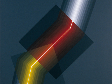 Exposition Horacio Garcia Rossi à la galerie Lélia Mordoch, "Que la lumière soit"