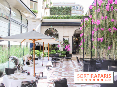 La terrasse aux 5 étoiles Michelin du George V, exception