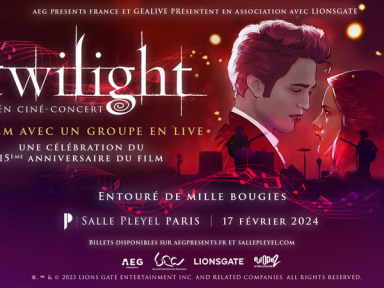 Twilight, chapitre 1 : Fascination en ciné-concert à la Salle Pleyel ce weekend
