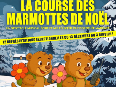La Course des Marmottes de Noël : spectacle musical à l’Apollo Comedy