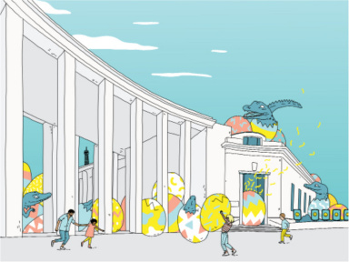 Chasse aux oeufs de Pâques du Palais de Tokyo