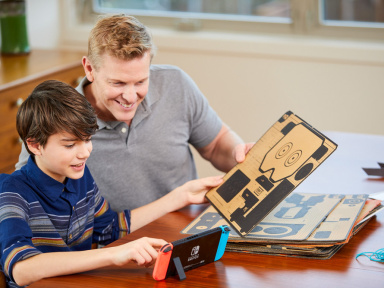 Ateliers Nintendo Labo à la Cité des Sciences et de l'Industrie