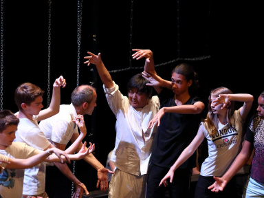 teliers ludo pédagogiques orchestrés par des enseignants autour des arts du spectacle et du film d'animation pendant les vacances d'hiver