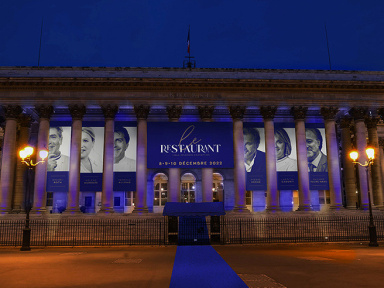 Le restaurant : un diner gastronomique unique réalisé par 6 chefs au Palais Brongniart
