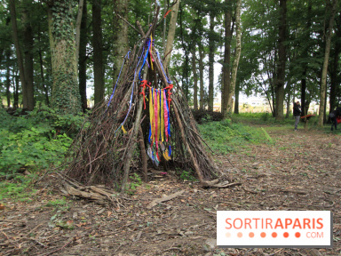 Construction de cabanes au Villages Nature