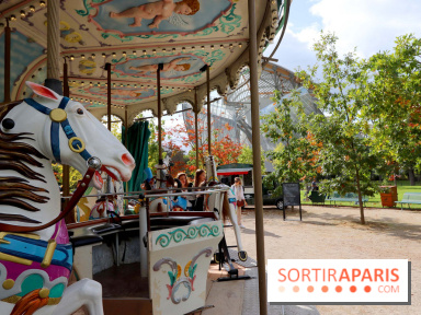Le Village des Manèges provisoire du Jardin d'Acclimatation