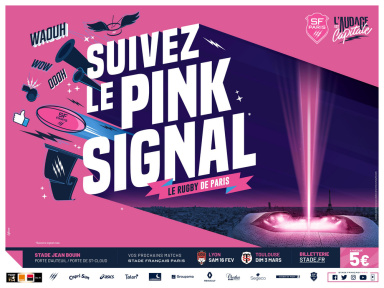 Avec le Pink Signal, tous les chemins mènent à Jean Bouin !  