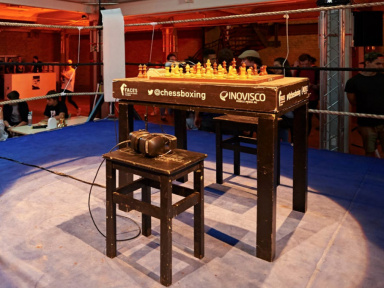 Combats de chessboxing au Cabaret Sauvage à Paris 