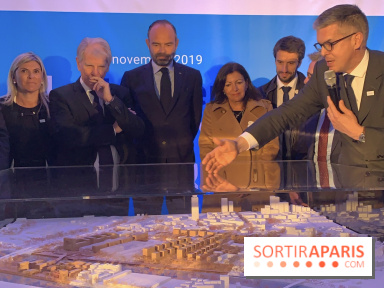 Lancement des travaux du futur Village Olympique "Pleyel-Bords de Seine" à Saint-Ouen 